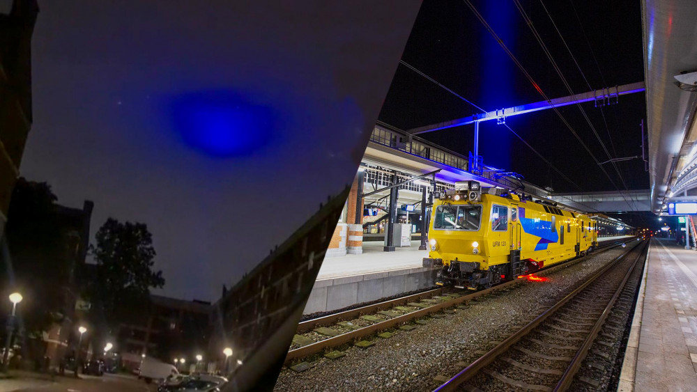 blauwe lichten amsterdam