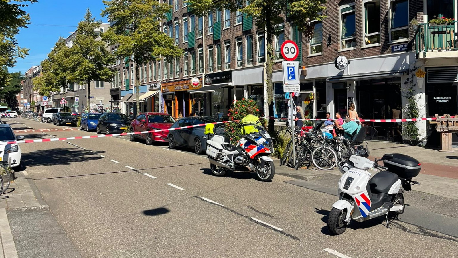 Politie-actie Borgerstraat