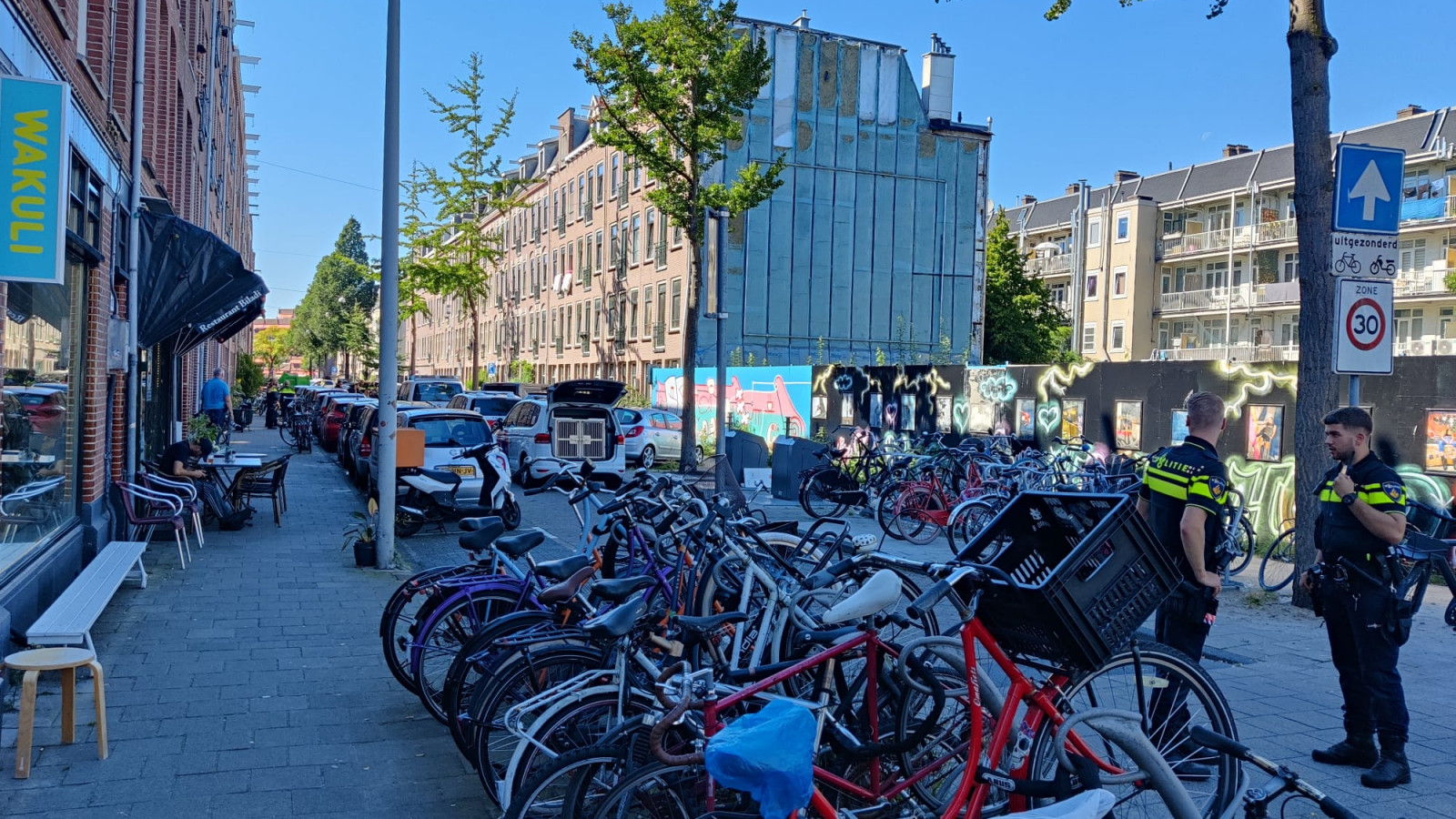 Politie-actie Borgerstraat