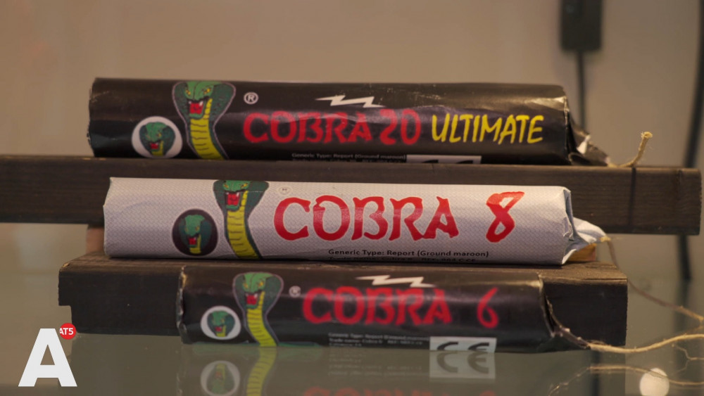 Te koop aanbieden van vuurwerk op Telegram leidt tot opslag van 600 cobra's in pand