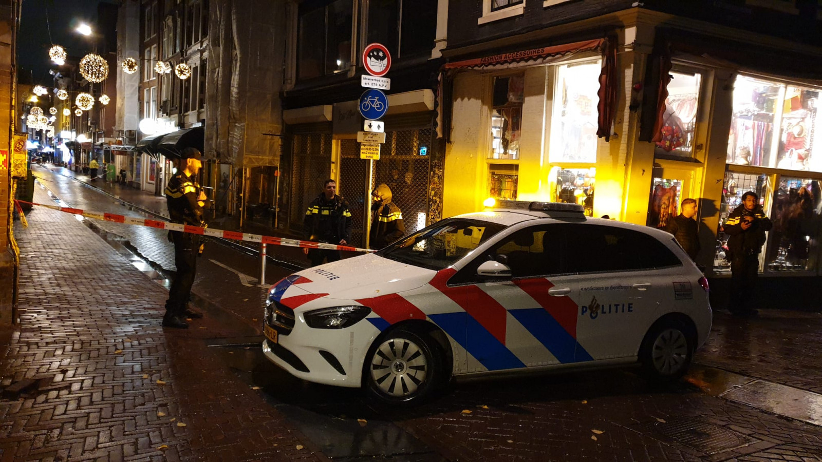 Explosief voor restaurant Oude Hoogstraat