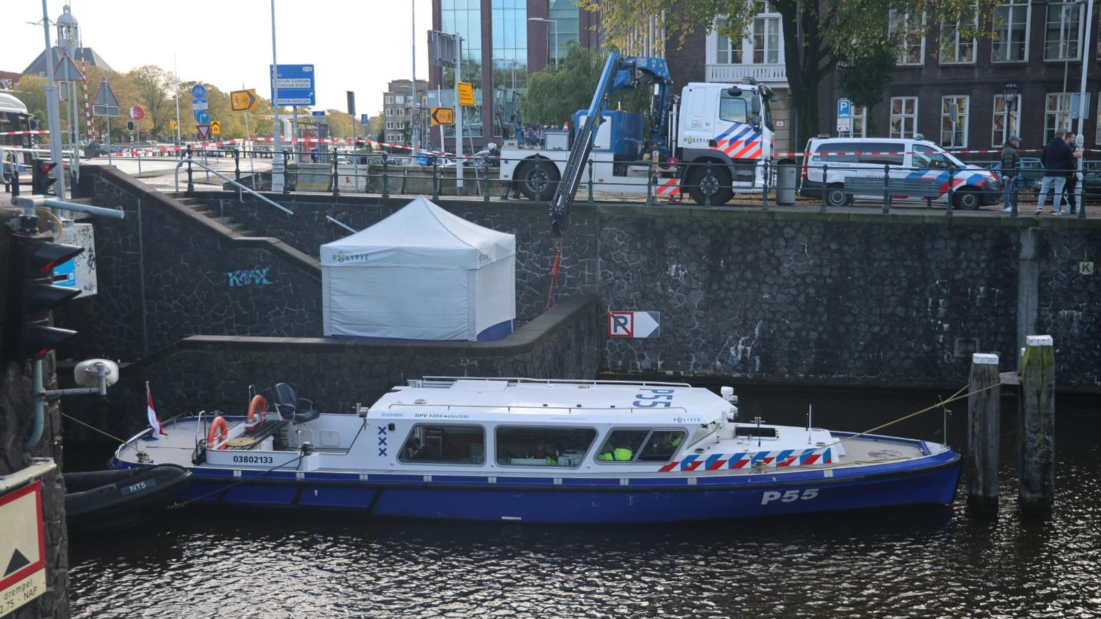 Lichaam gevonden in water Kadijksplein