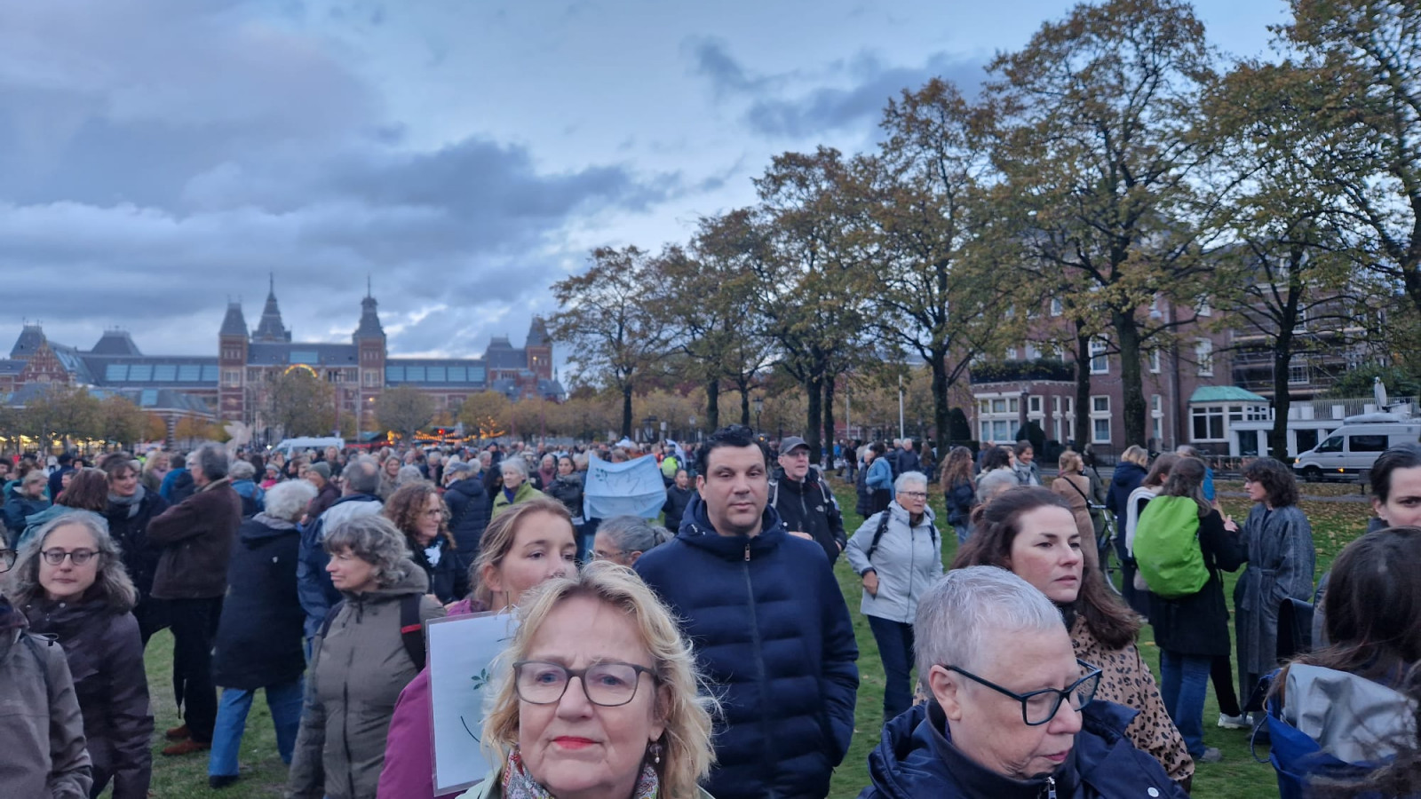 Vredesmars in binnenstad