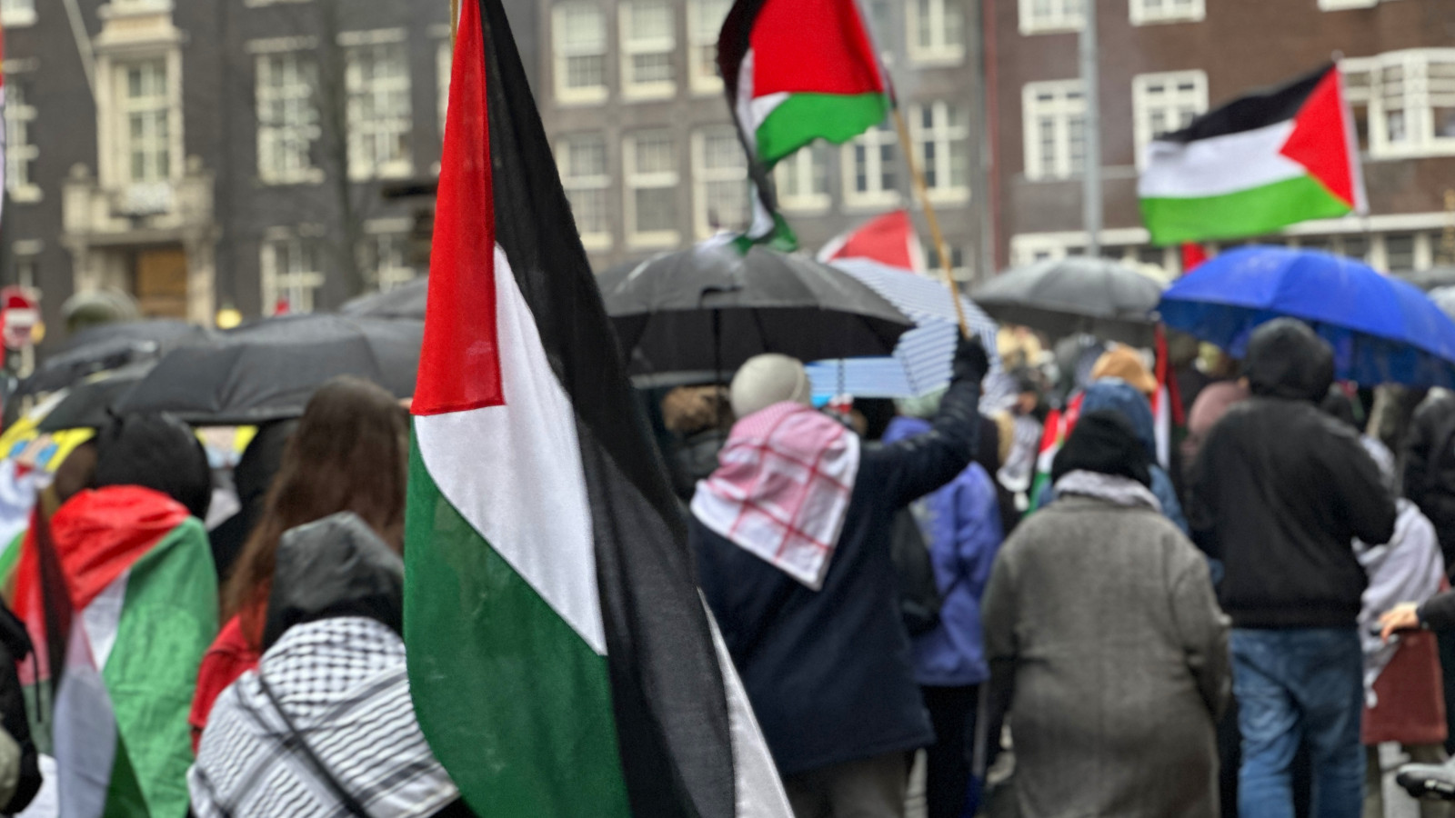 Mars van pro-Palestinademonstranten