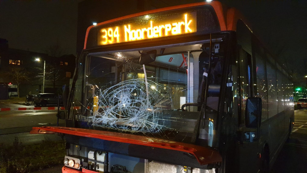 Pedestrian Injured in Bus Collision on Klaprozenweg in Noord