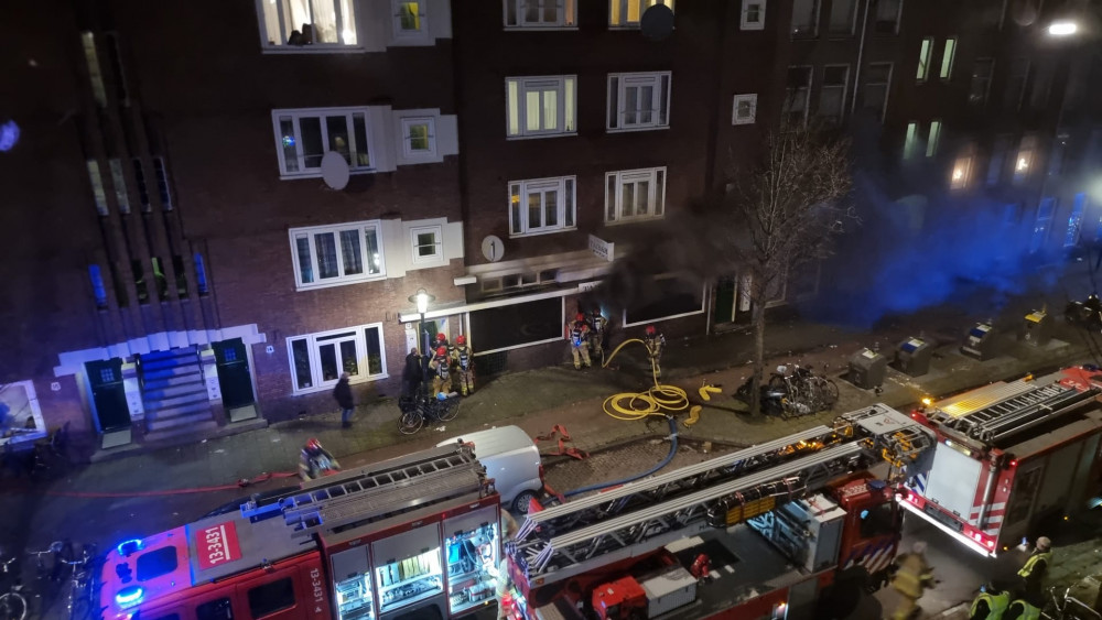 Fire in Butcher’s Shop on Krugerstraat in Oost Leaves Cat in Critical Condition