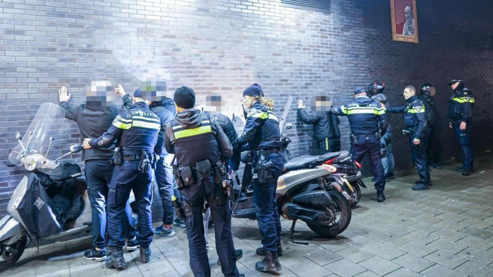 Politie in actie in Slotermeer