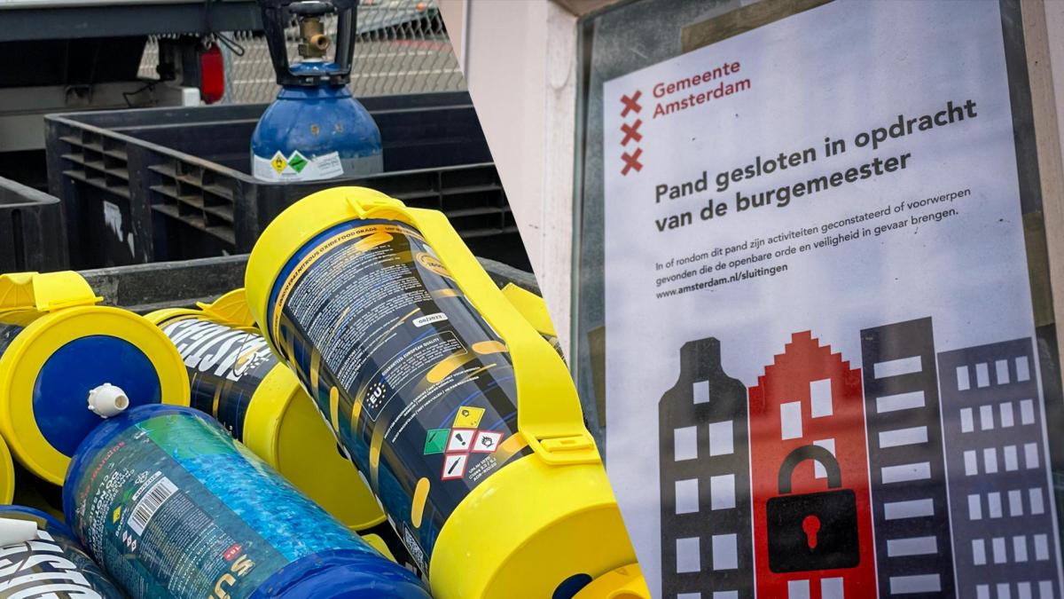 Garagebox in Buikslotermeer voor half jaar gesloten na vondst 141 lachgastanks