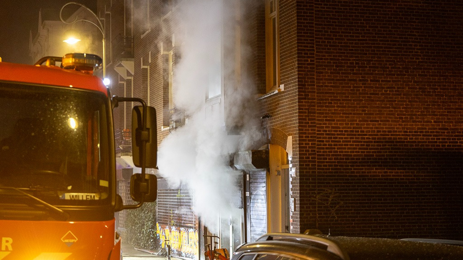 Brand fietsenwinkel Oost