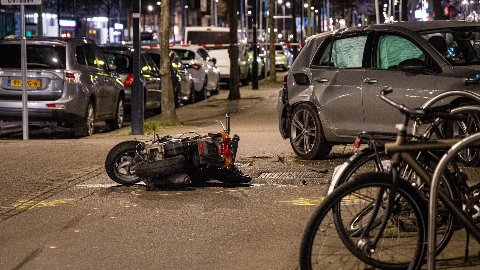 Ongeval na achtervolging Pieter Calandlaan