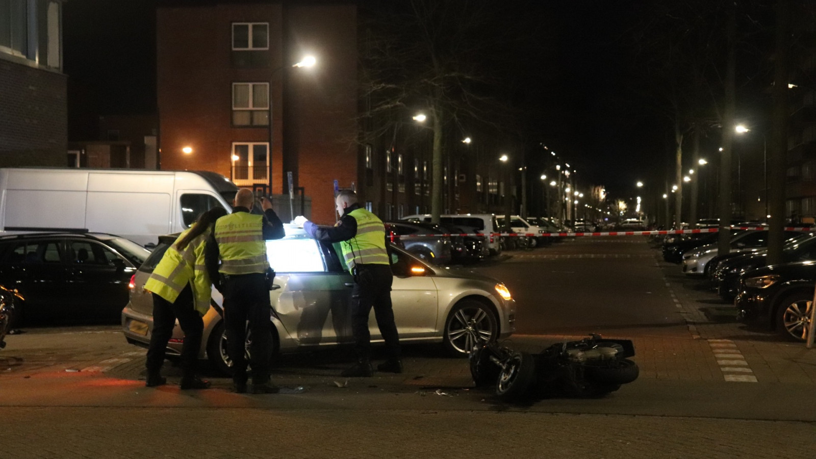 Ongeval na achtervolging Pieter Calandlaan