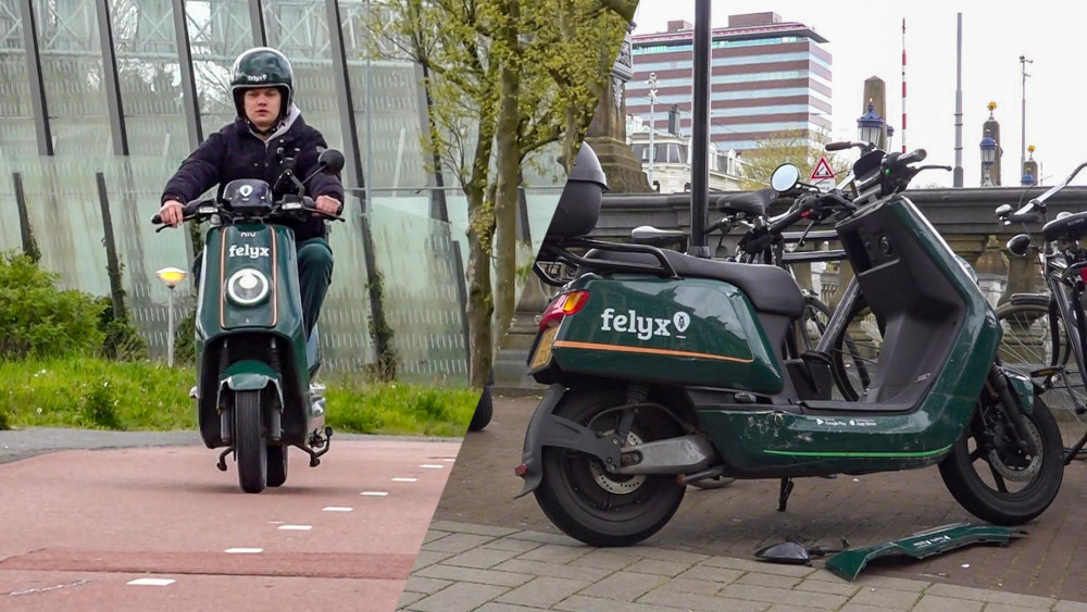 Felyx moet vertrekken, waarom staan er dan nog scooters op straat?