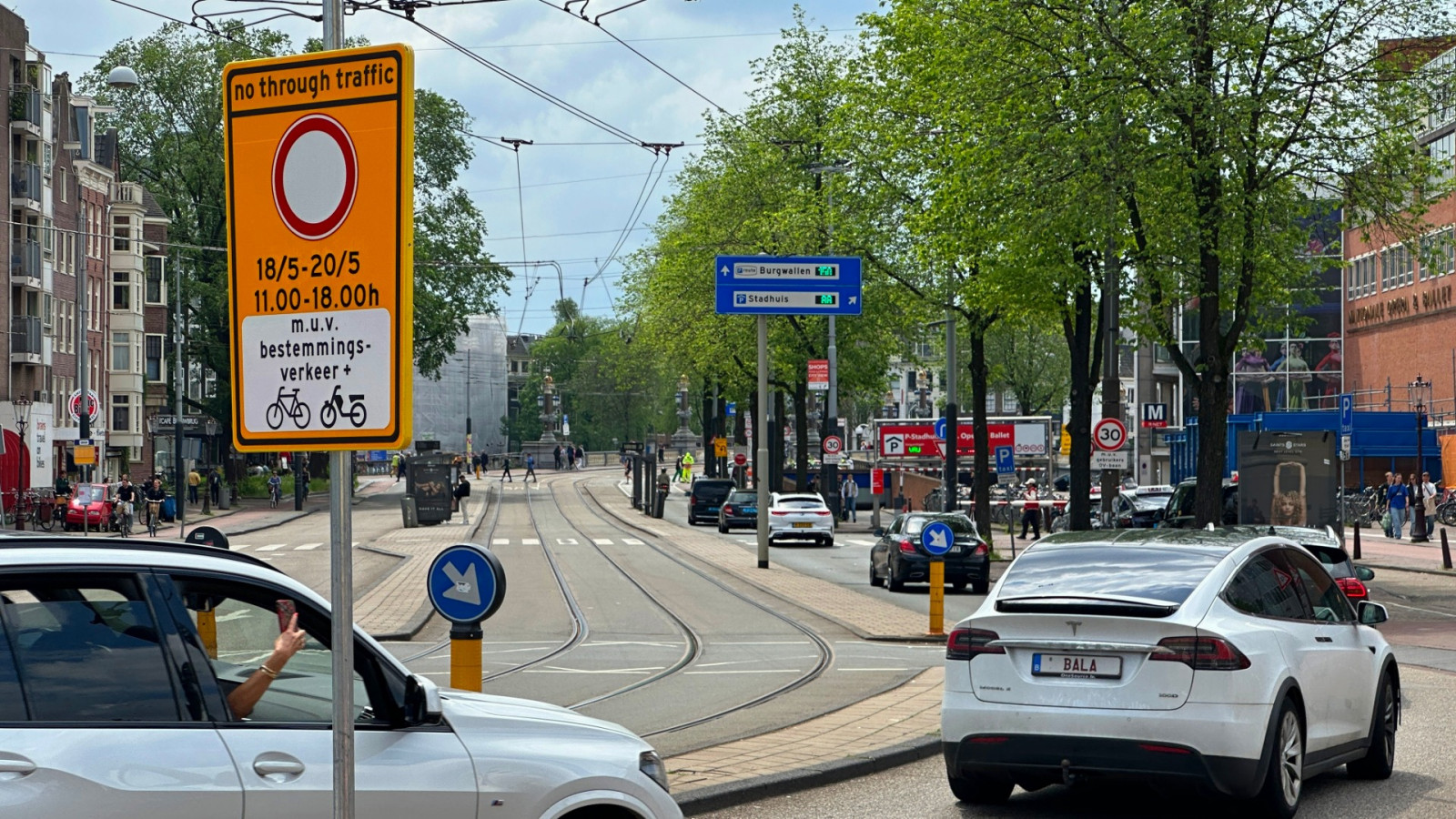 Verkeer kan ondanks borden door