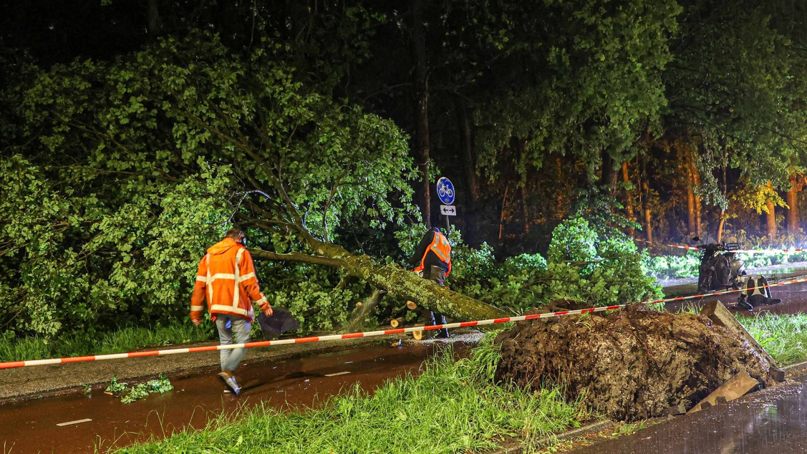 Scooterrijder rijdt tegen boom in Nieuw-West 