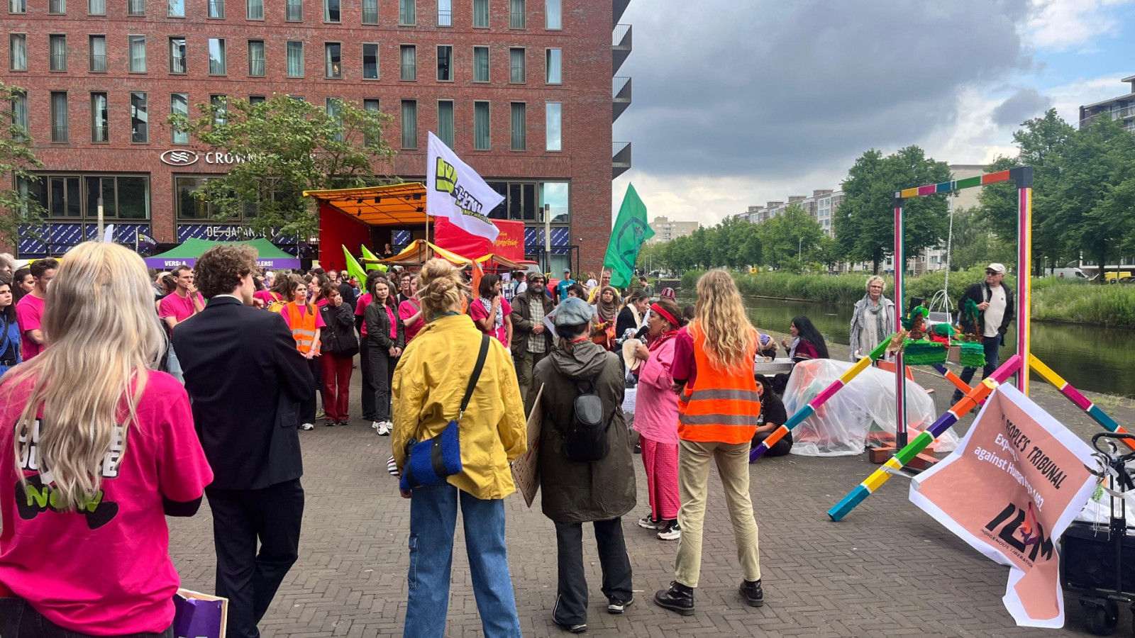 Klimaatmars op de Zuidas 