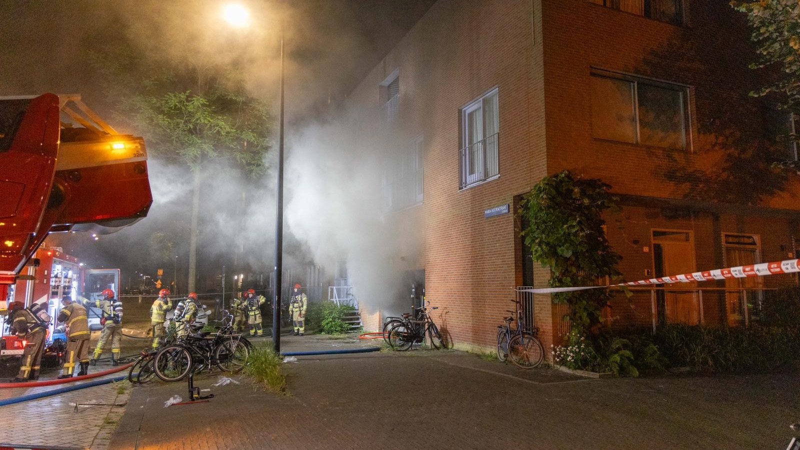 Brand parkeergarage Maria Austriastraat