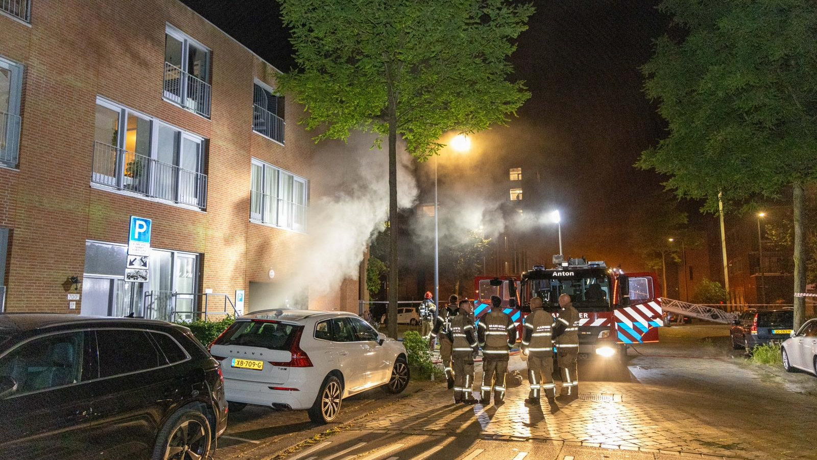 Brand parkeergarage Maria Austriastraat