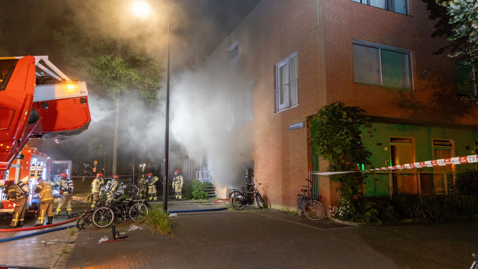 Brand parkeergarage Maria Austriastraat