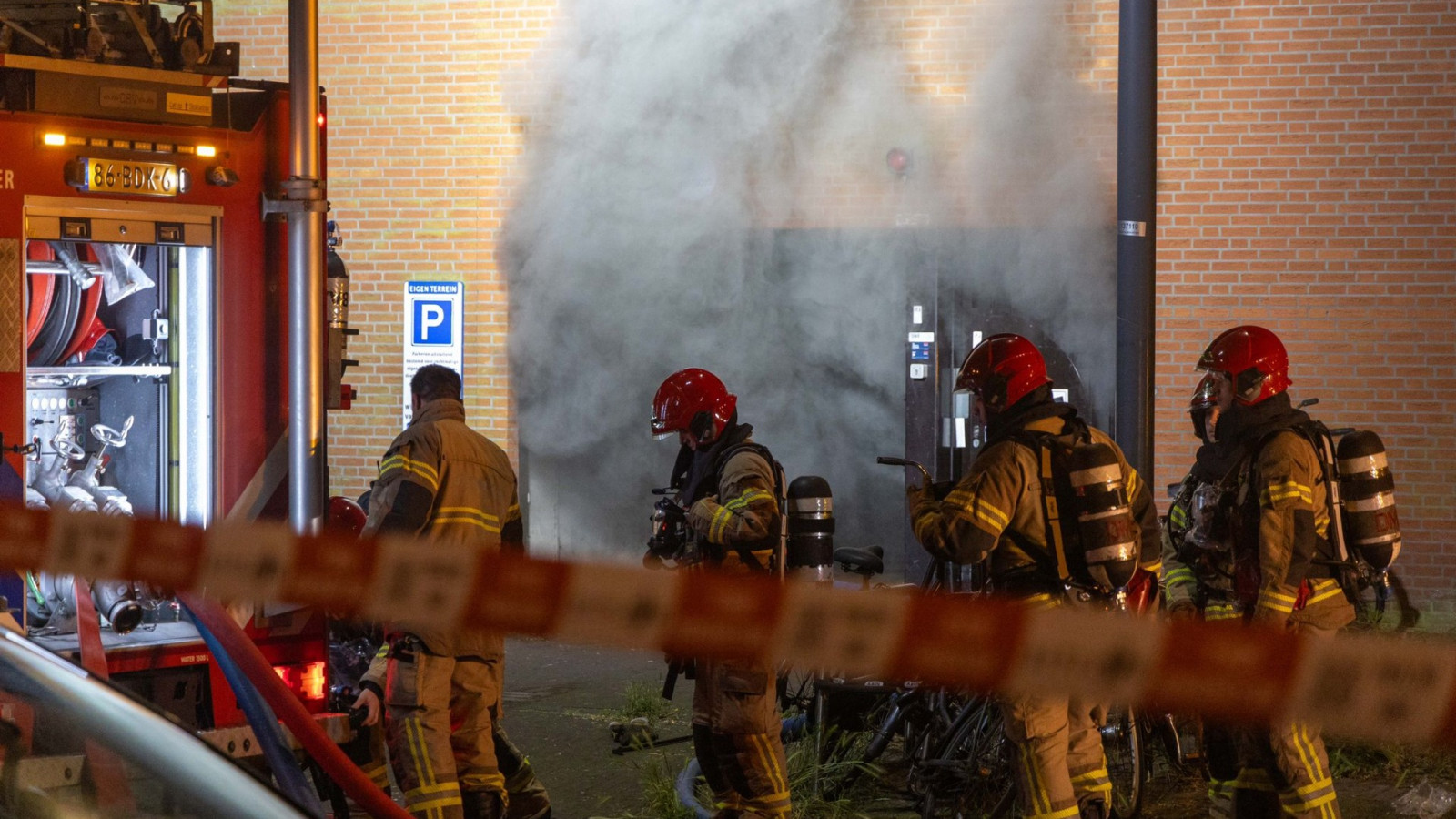 Brand parkeergarage Maria Austriastraat