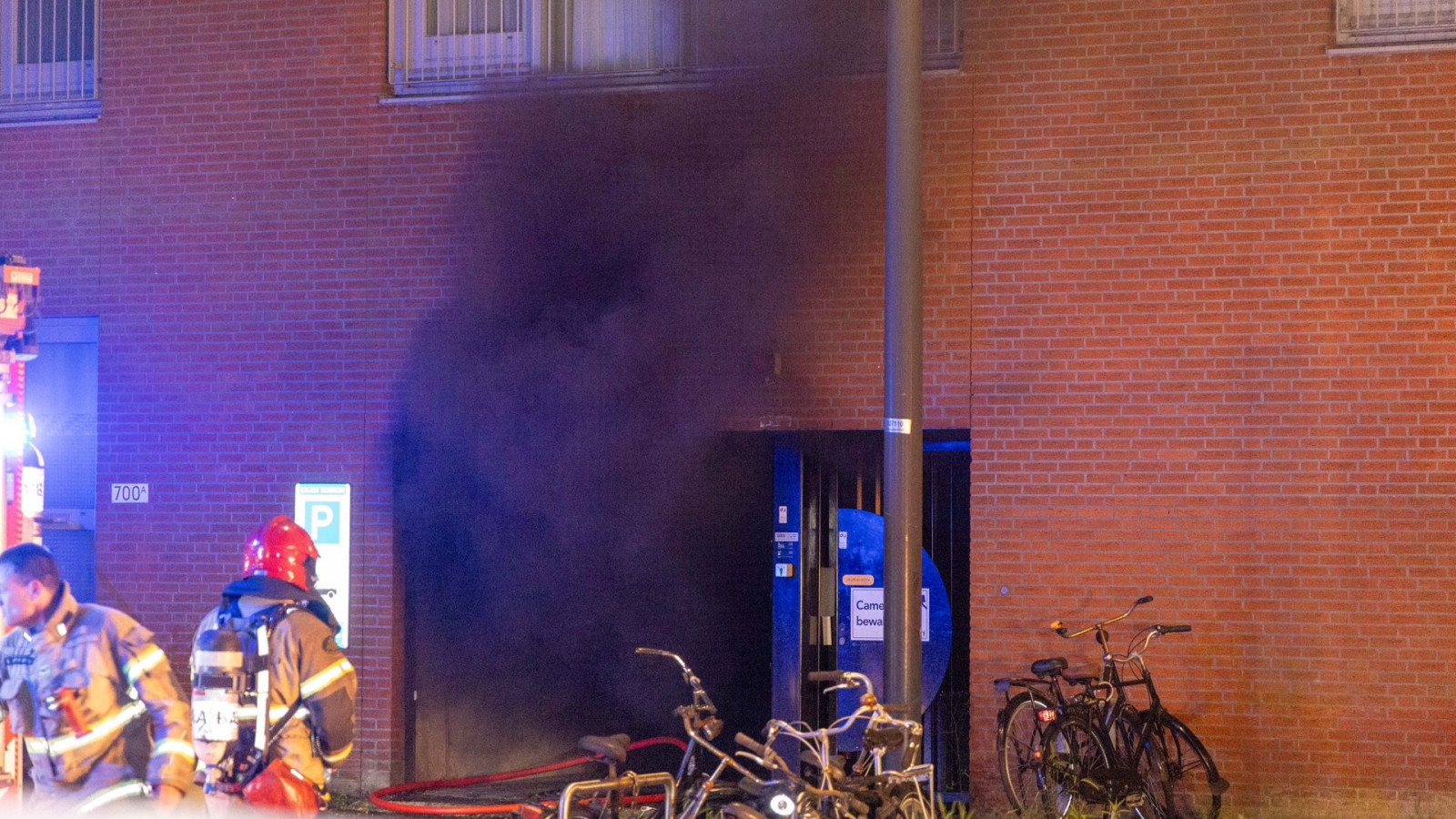 Brand parkeergarage Maria Austriastraat