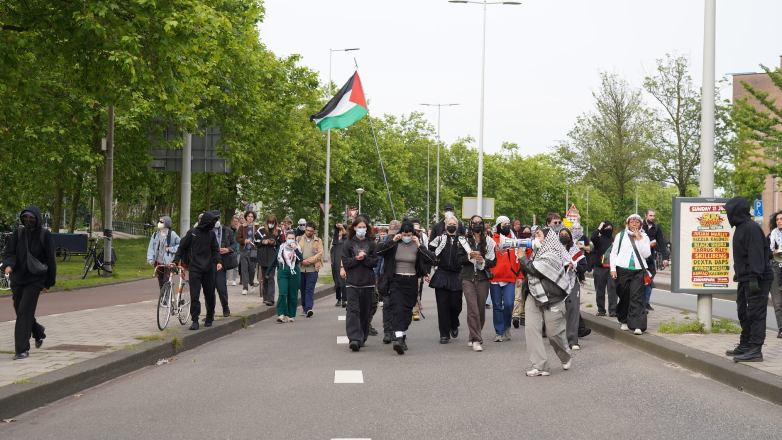 Pro-Palestina demonstratie