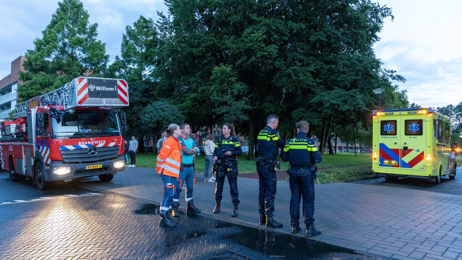 Brand flat Zuidoost