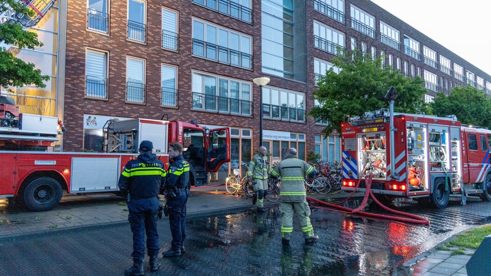 Brand flat Zuidoost