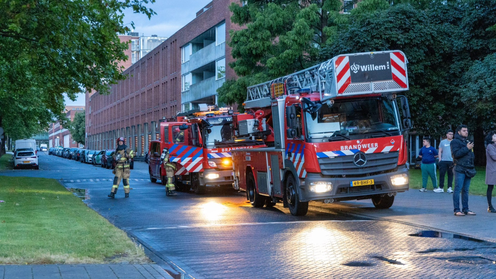 Brand flat Zuidoost