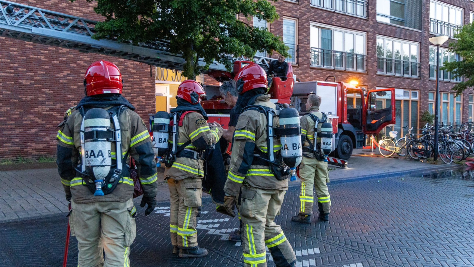 Brand flat Zuidoost