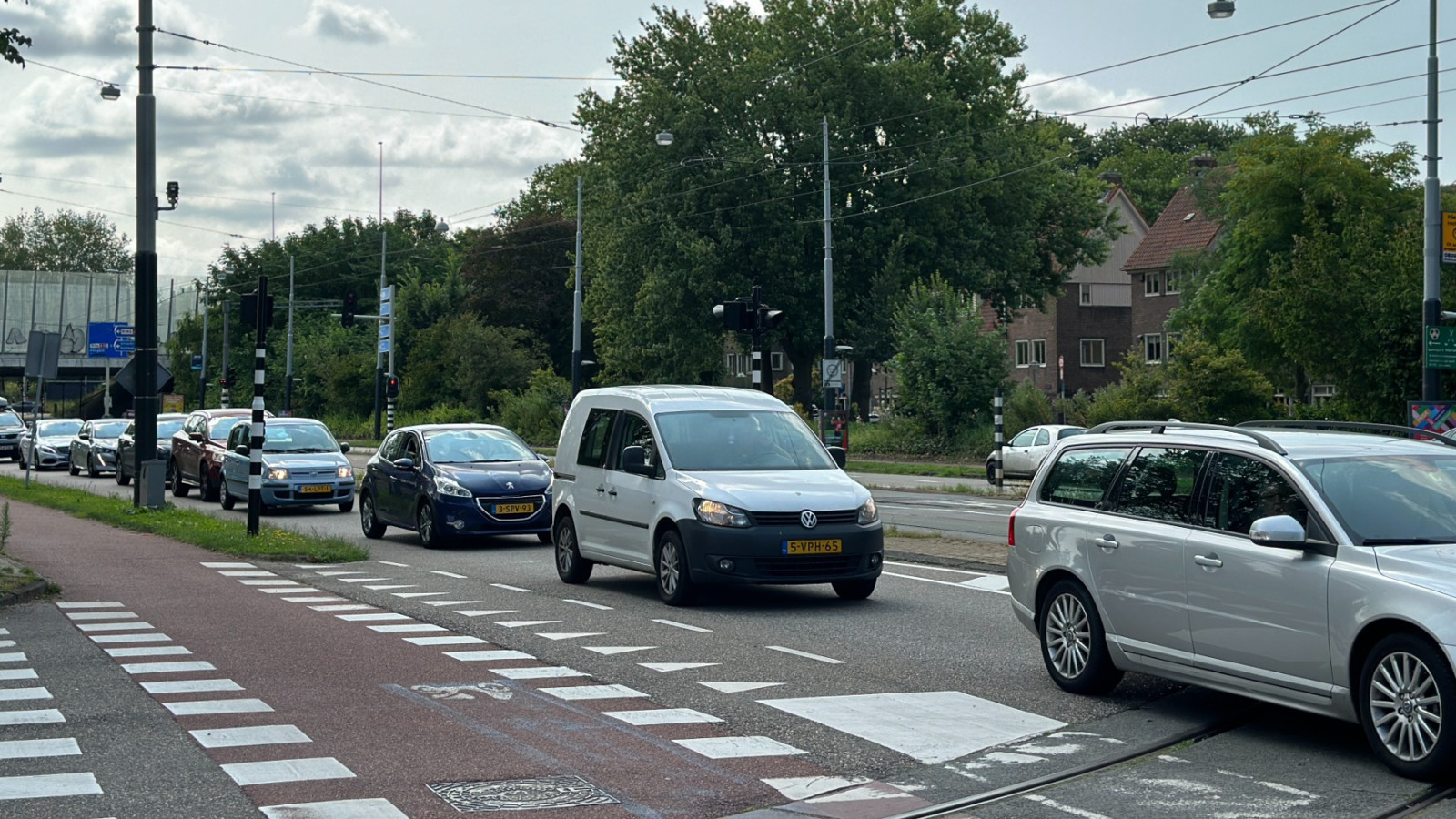 Drukte in Oost vanmiddag