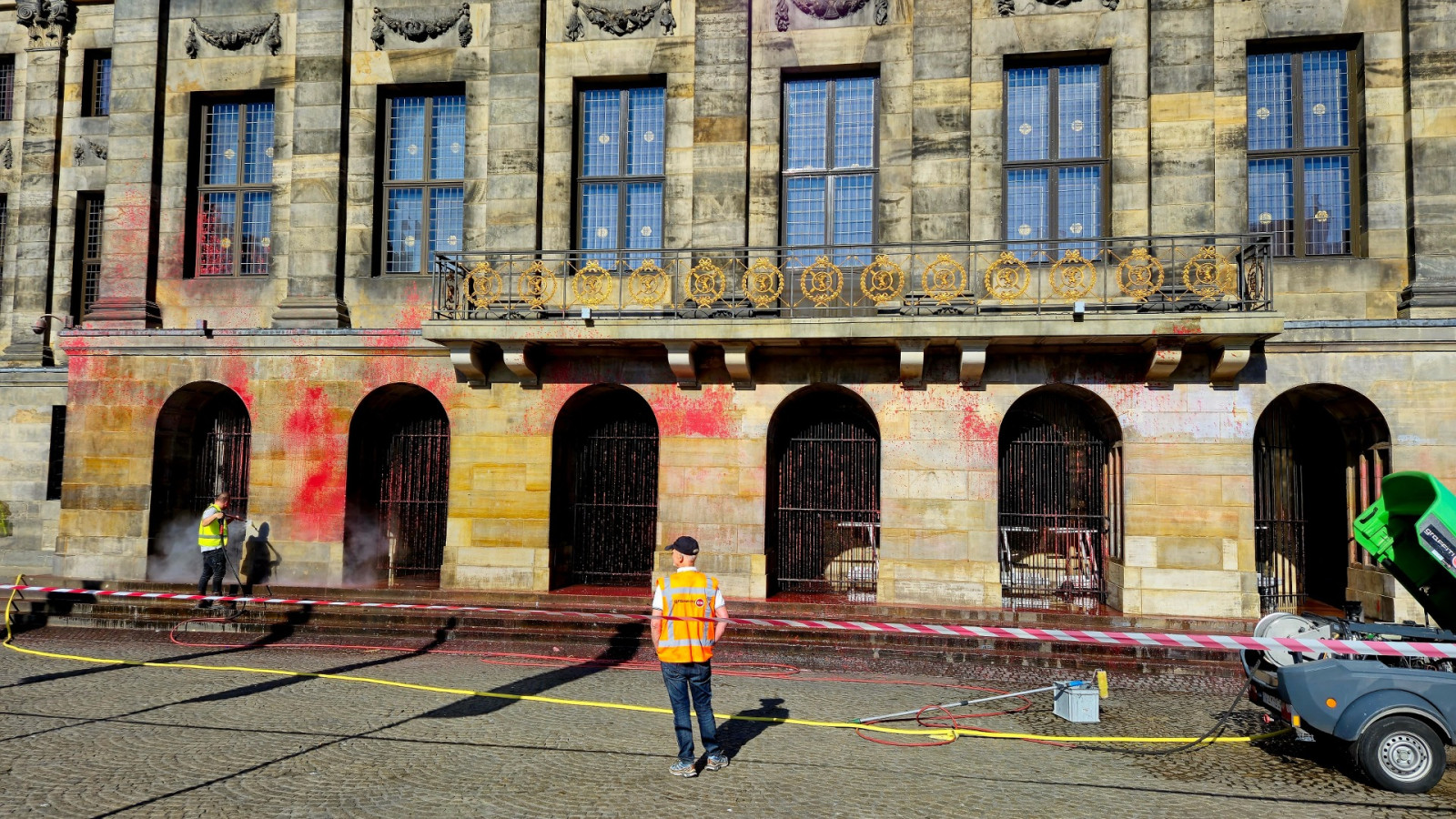 Bekladding Paleis op de Dam