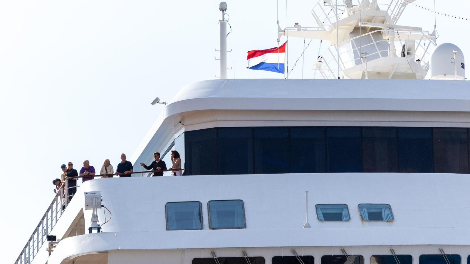 Weer cruiseschip geblokkeerd