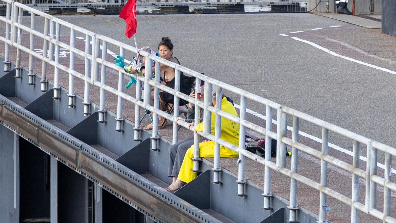 Weer cruiseschip geblokkeerd