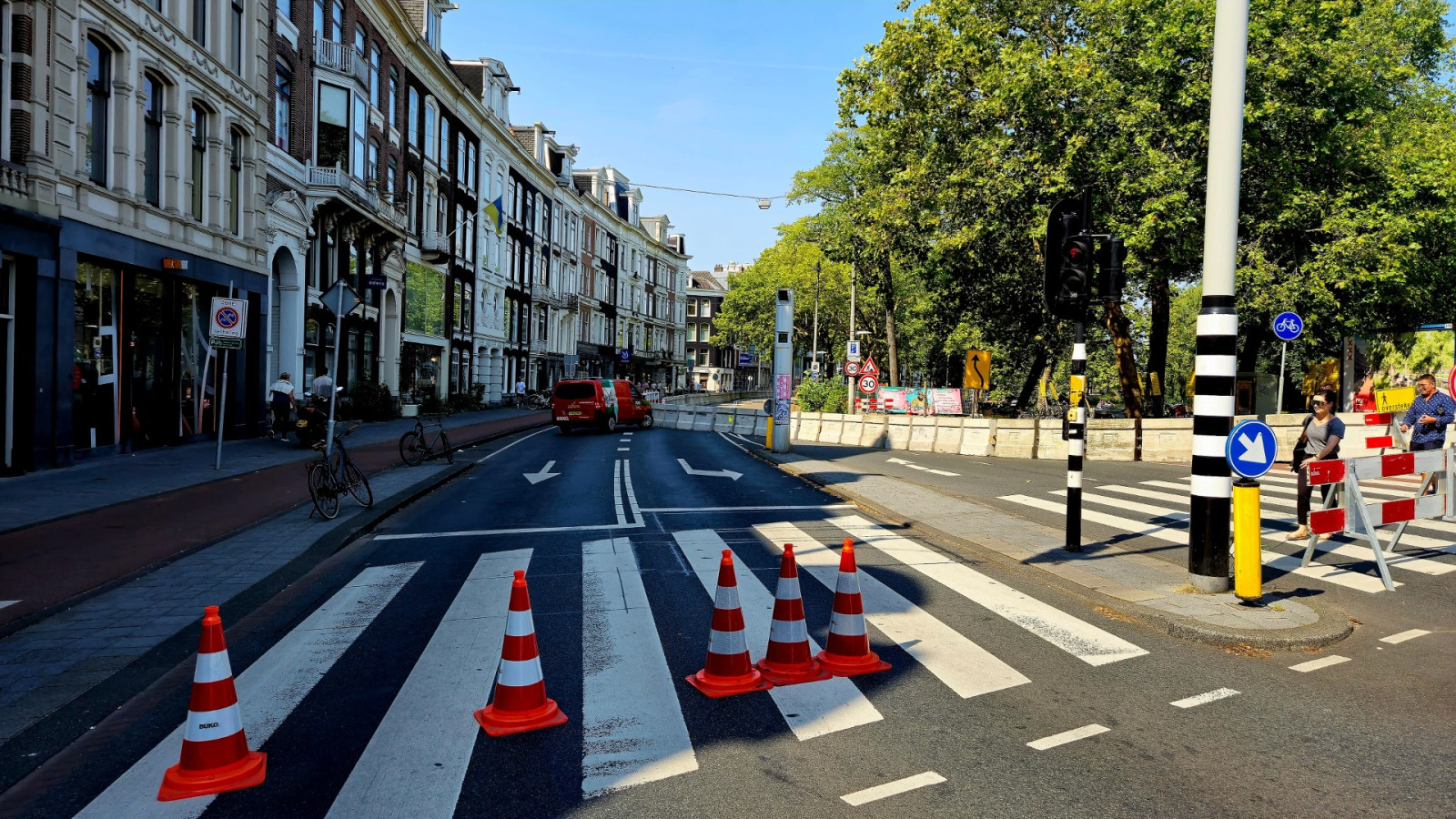 Deel Stadhouderskade afgesloten