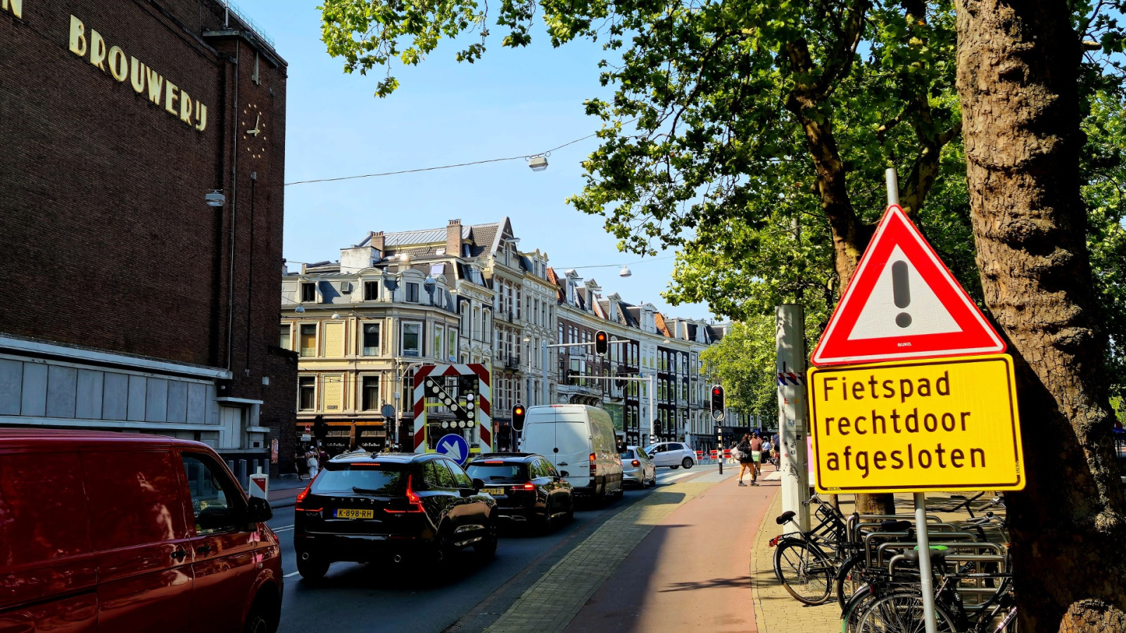 Deel Stadhouderskade afgesloten