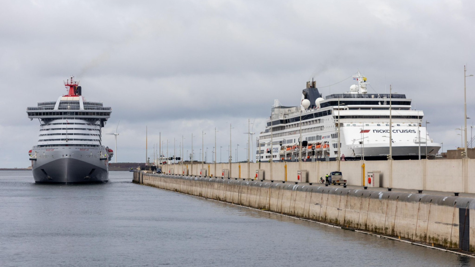 Weer blokkade cruiseschepen