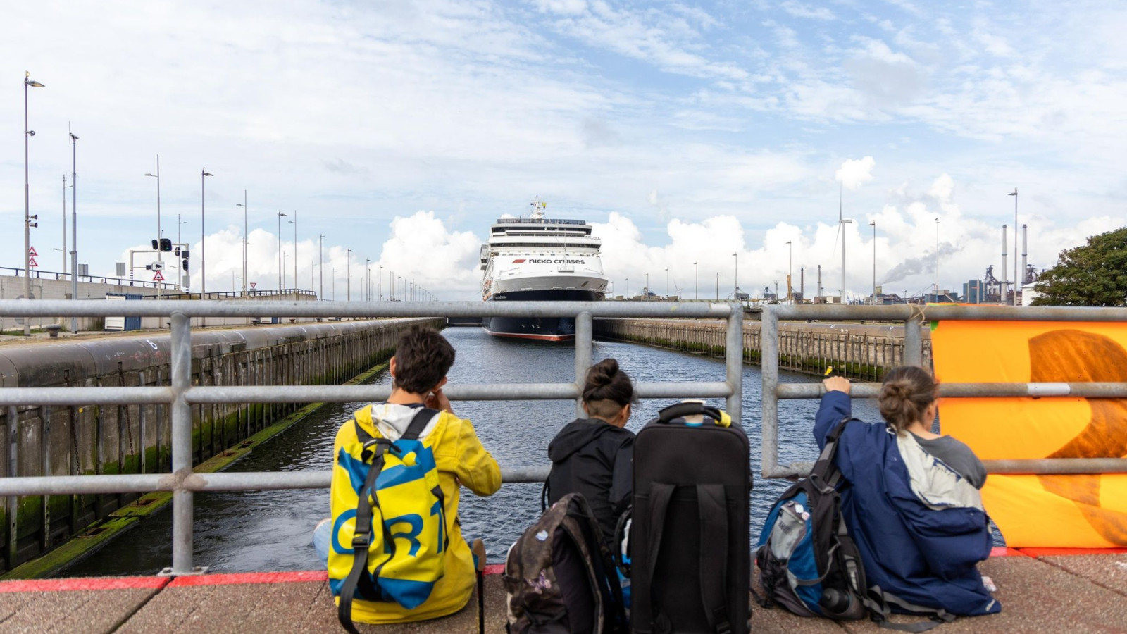 Weer blokkade cruiseschepen