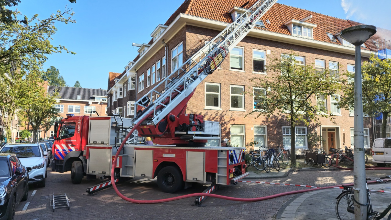 Brand woning Groenendaalstraat 