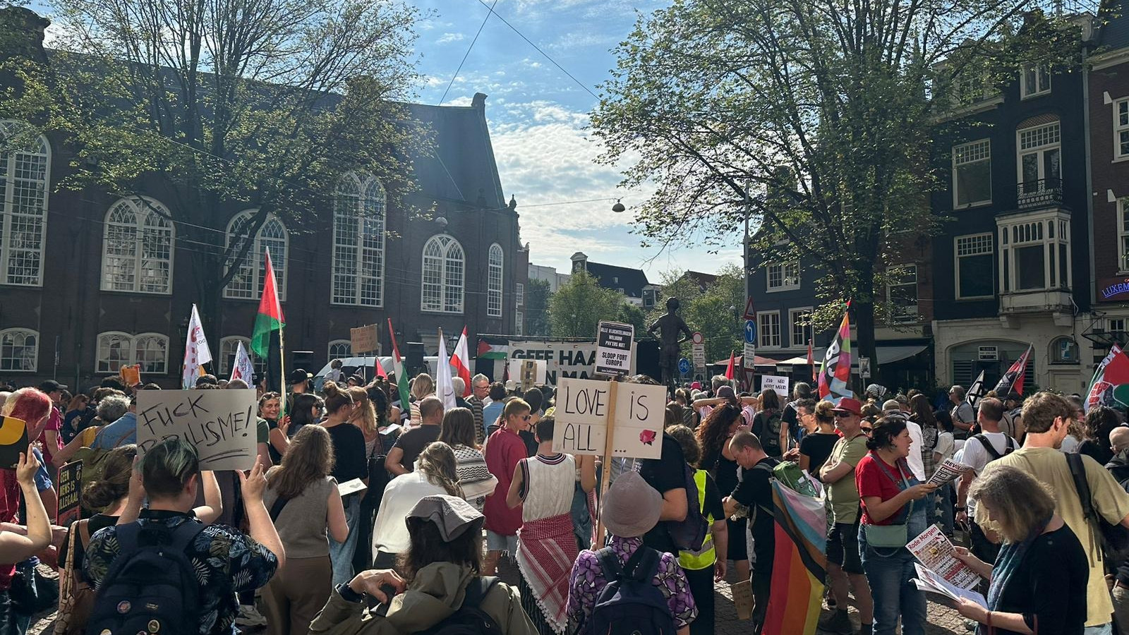 Demonstratie tegen PVV