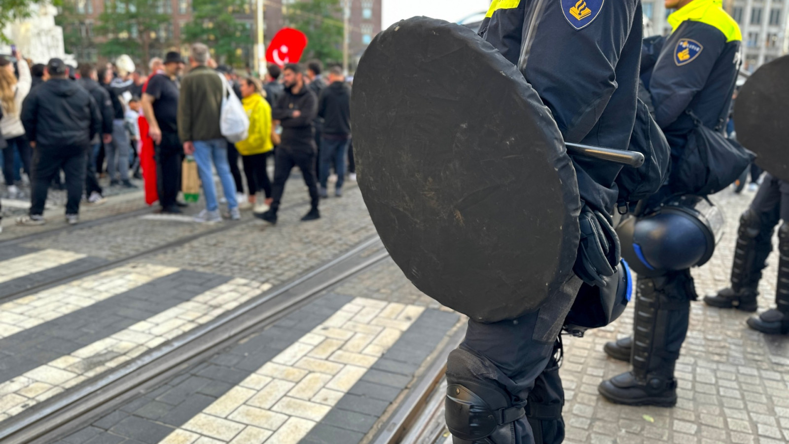 Mobiele Eenheid bij supporters Besiktas