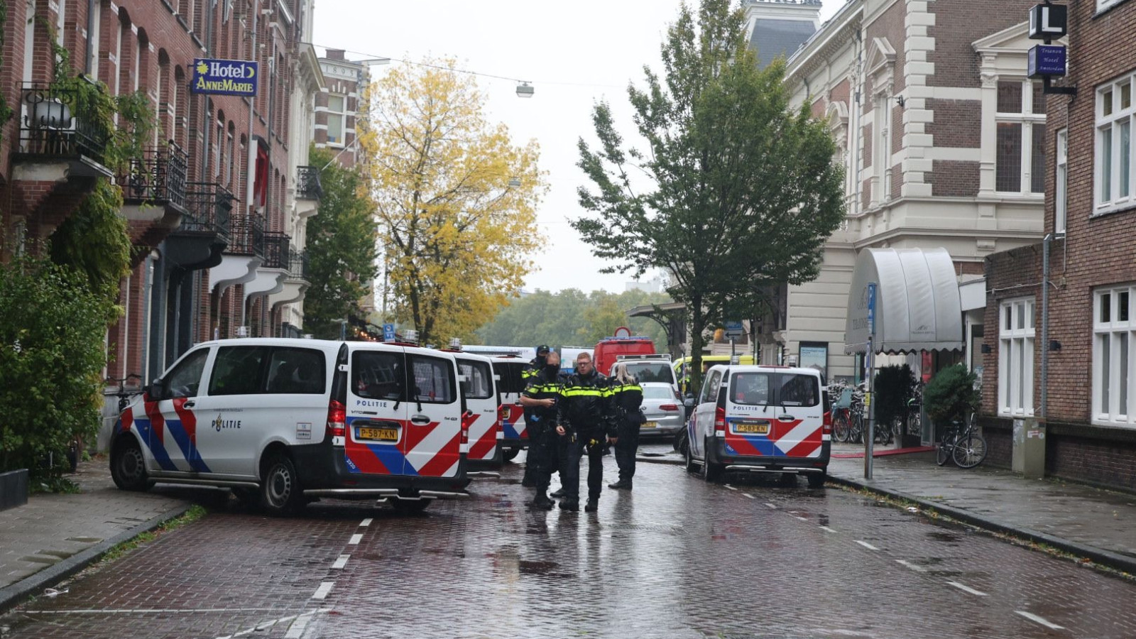 Grote politieoefening in Amsterdam