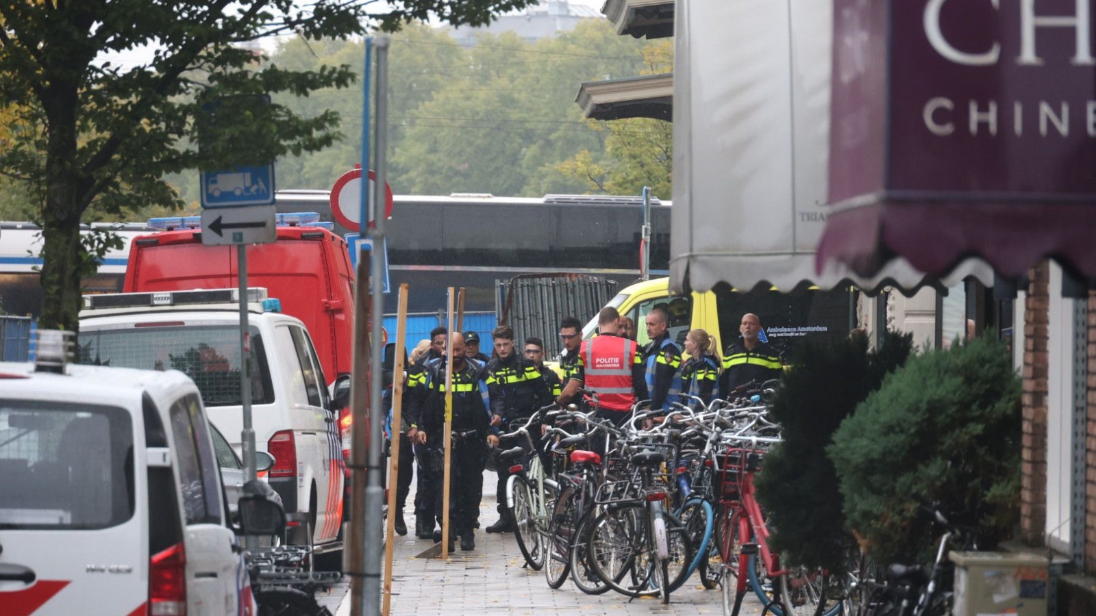 Grote politieoefening in Amsterdam