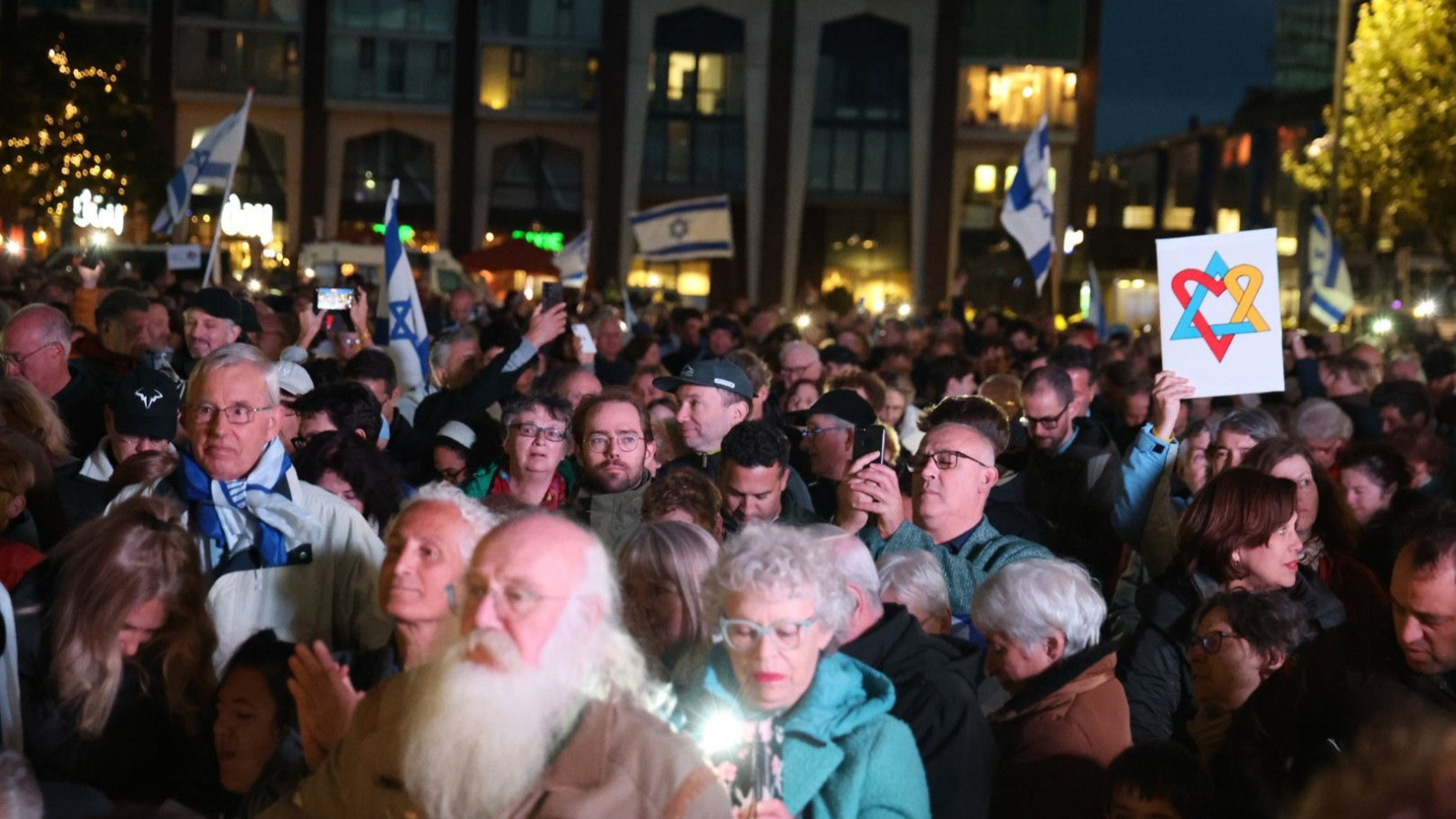 Steunbetuiging Israël in Amstelveen