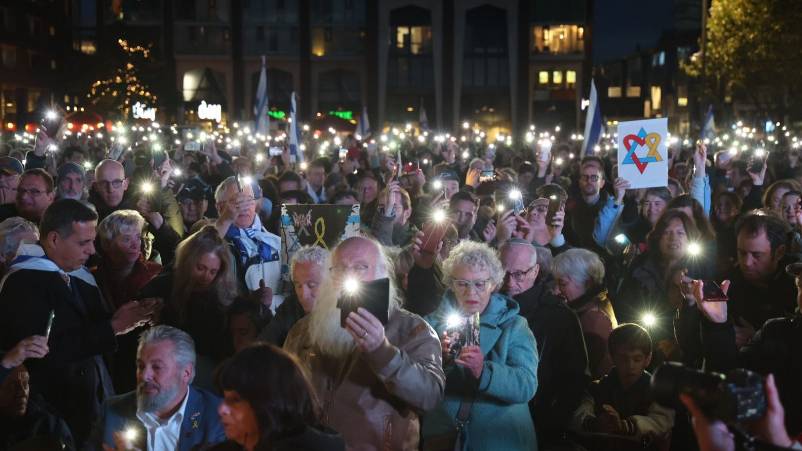 Steunbetuiging Israël in Amstelveen