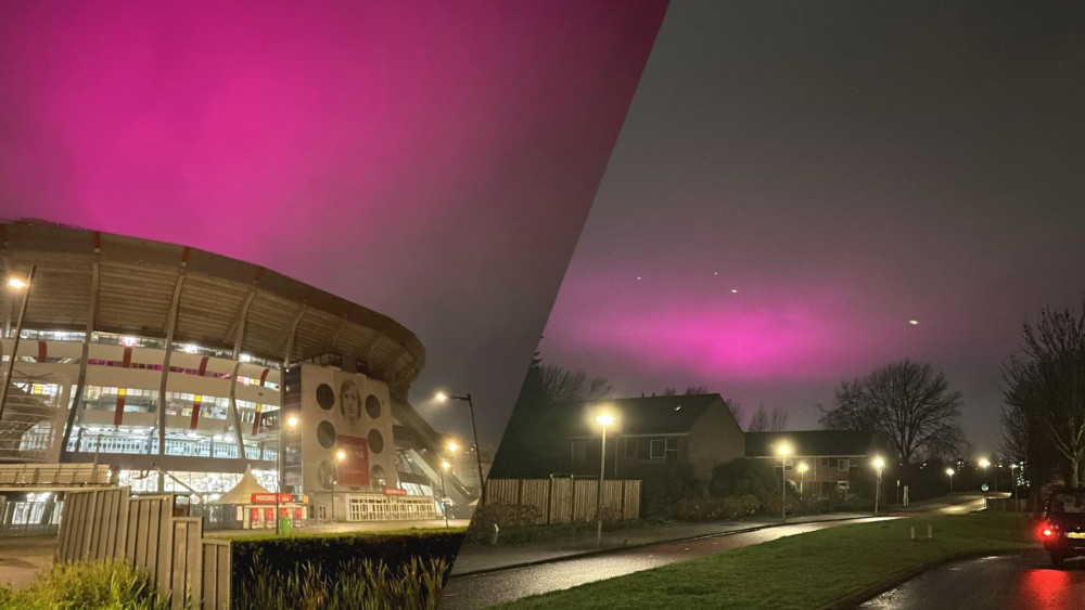 'Noorderlicht' boven deel Amsterdam blijkt afkomstig van Johan Cruijff Arena