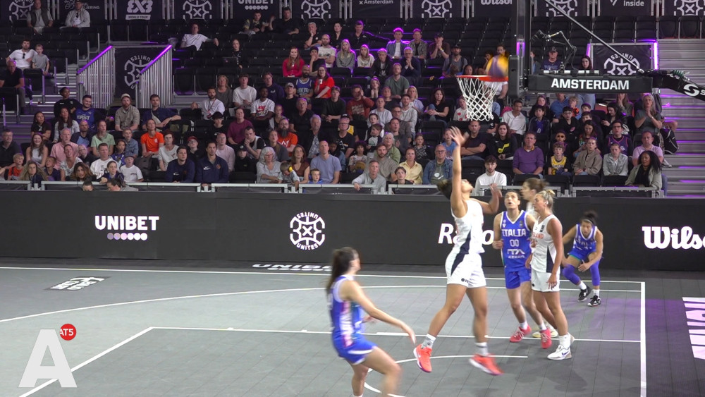 3x3 World Tour Masters op NDSM-werf: "Tikkie ruiger dan standaard basketbal"
