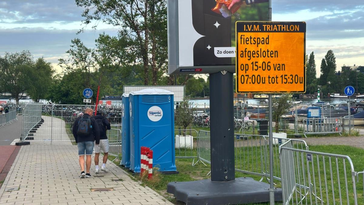 Park Somerlust startpunt van triatlon, omleidingen in omgeving