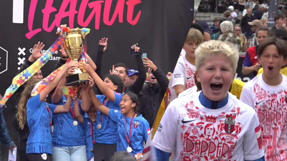 Weesp en stadsdeel Oost enkele van de winnaars Cruyff Street League: "En nu een huldiging!"