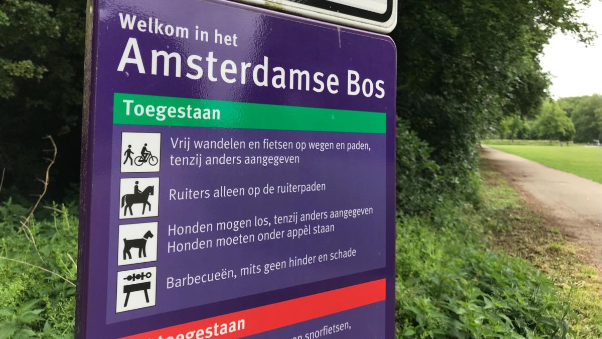 Gewonde man in Amsterdamse Bos blijkt geen slachtoffer van misdrijf