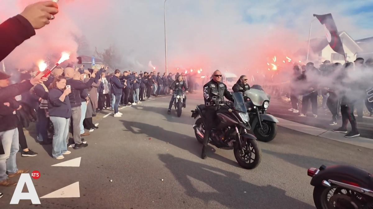 Indrukwekkende rouwstoet voor overleden Patrick (30) uit IJmuiden